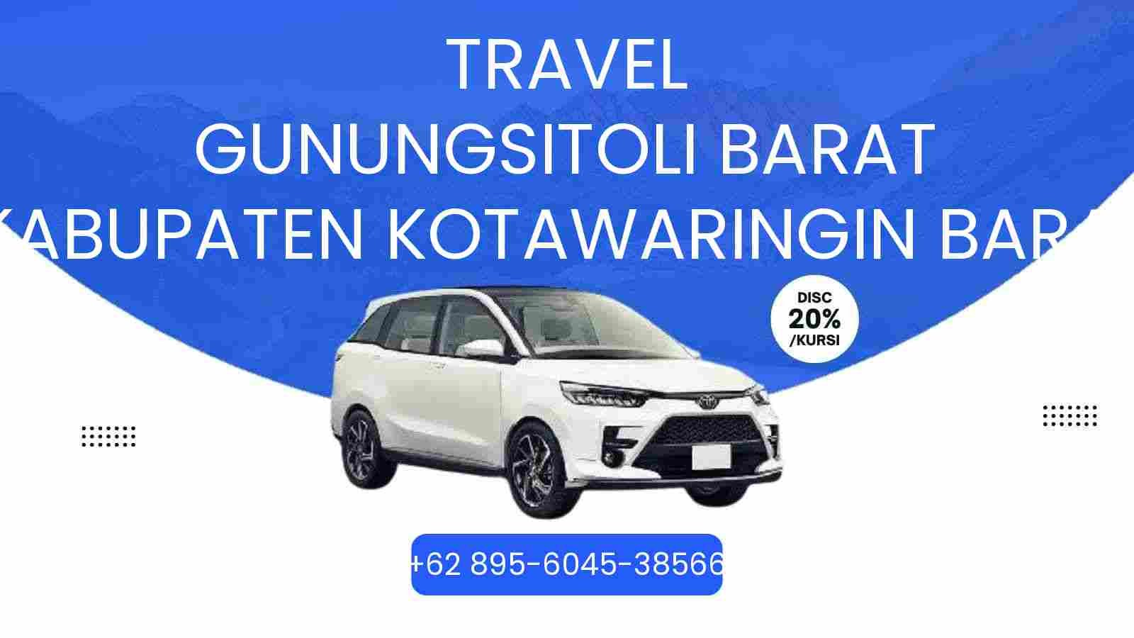 Travel Gunungsitoli Barat Kabupaten Kotawaringin Barat Murah 2026