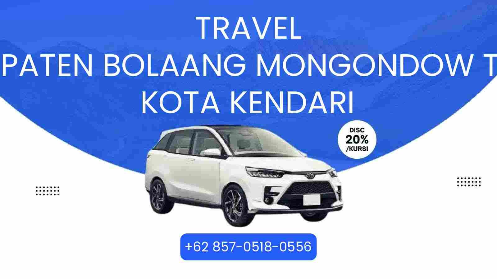 Travel Kabupaten Bolaang Mongondow Timur Kota Kendari Murah 2026