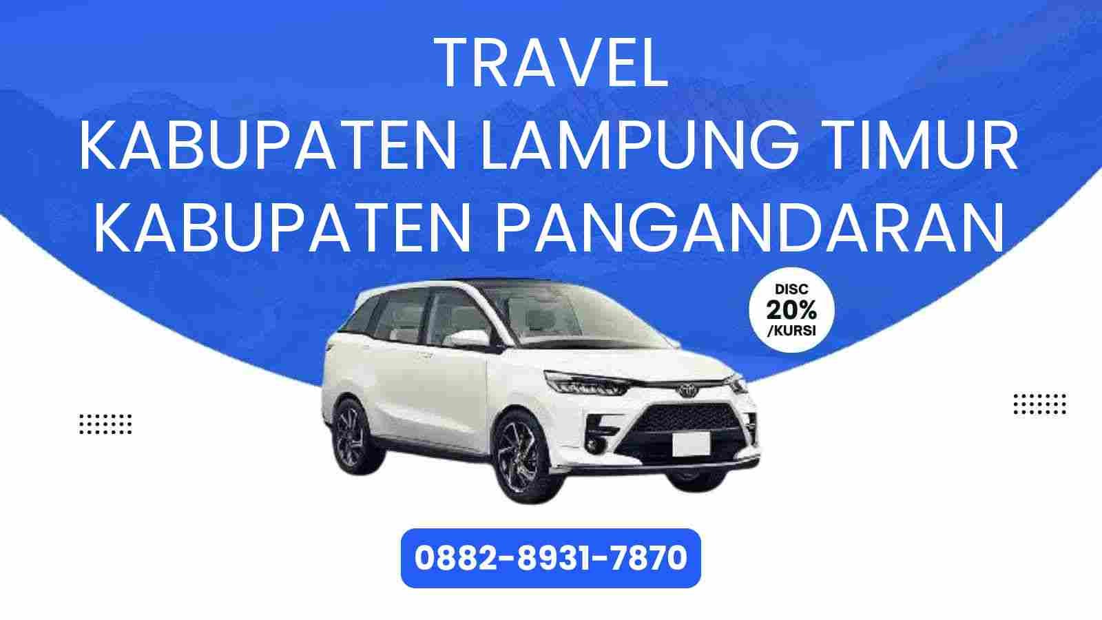 Travel Kabupaten Lampung Timur Kabupaten Pangandaran Murah 2025