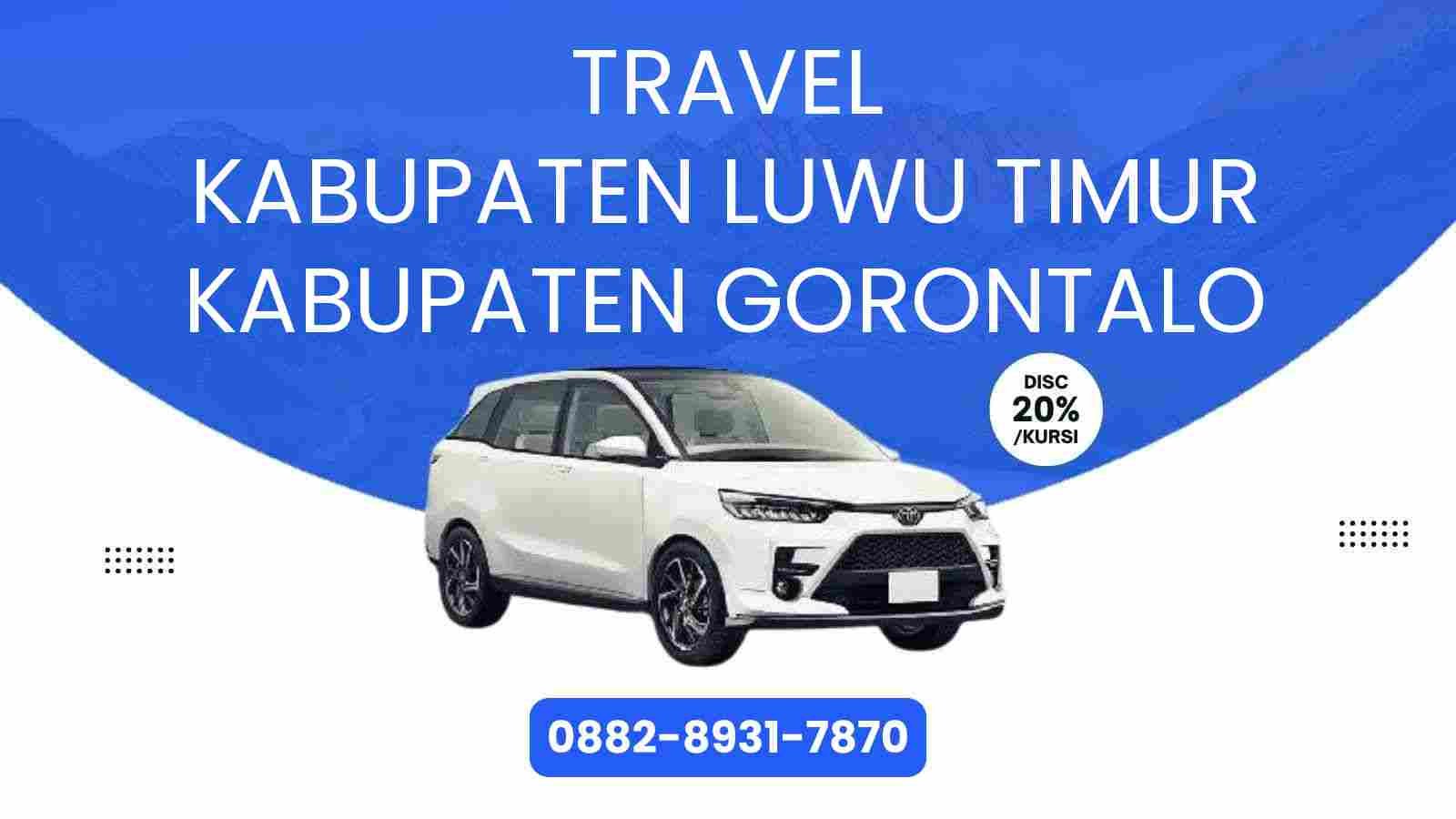 Travel Kabupaten Luwu Timur Kabupaten Gorontalo Murah 2025