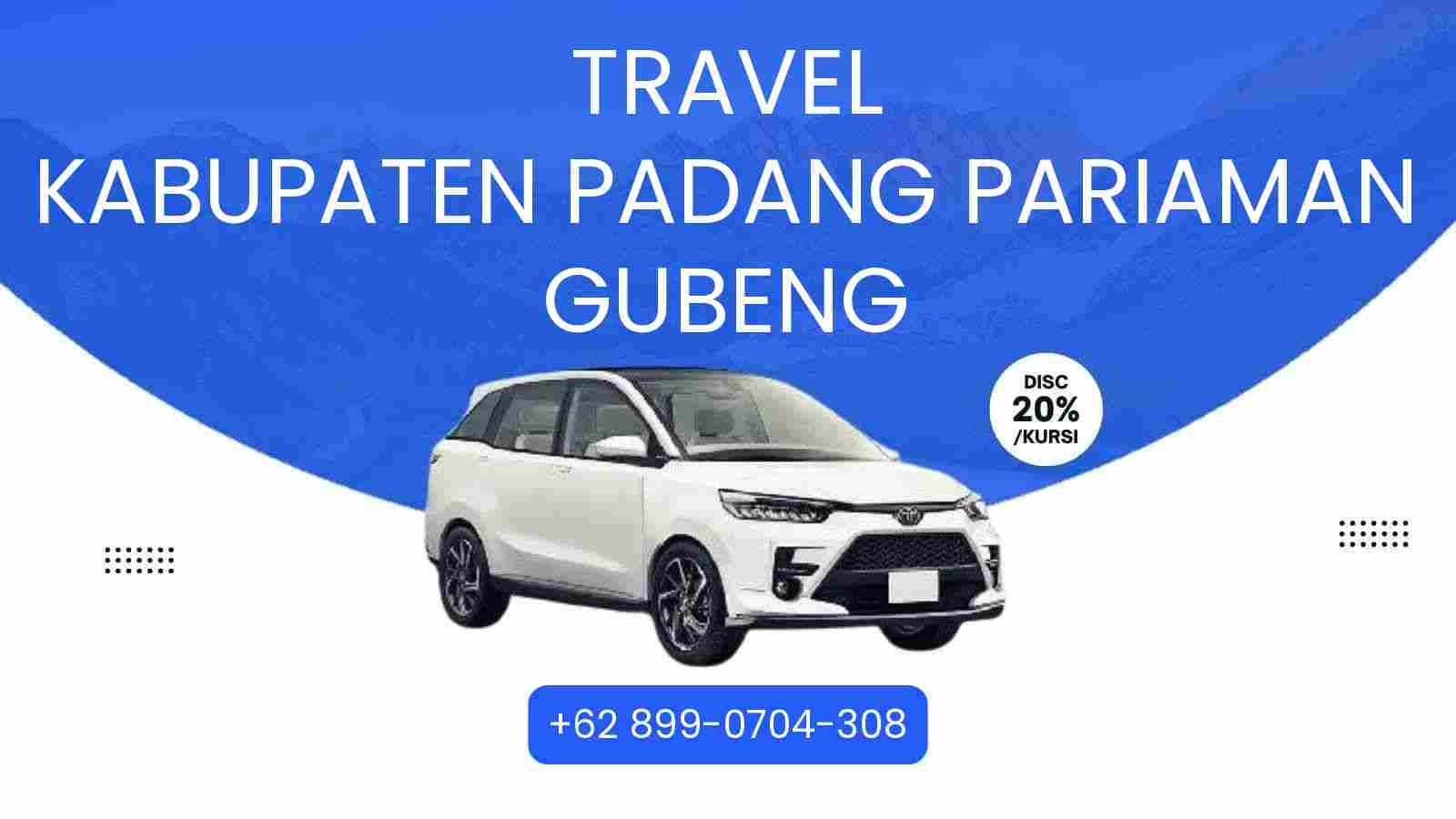 Travel Kabupaten Padang Pariaman Gubeng Murah 2026