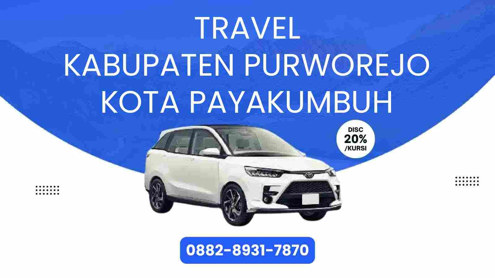 Travel Kabupaten Purworejo Kota Payakumbuh Murah 2025