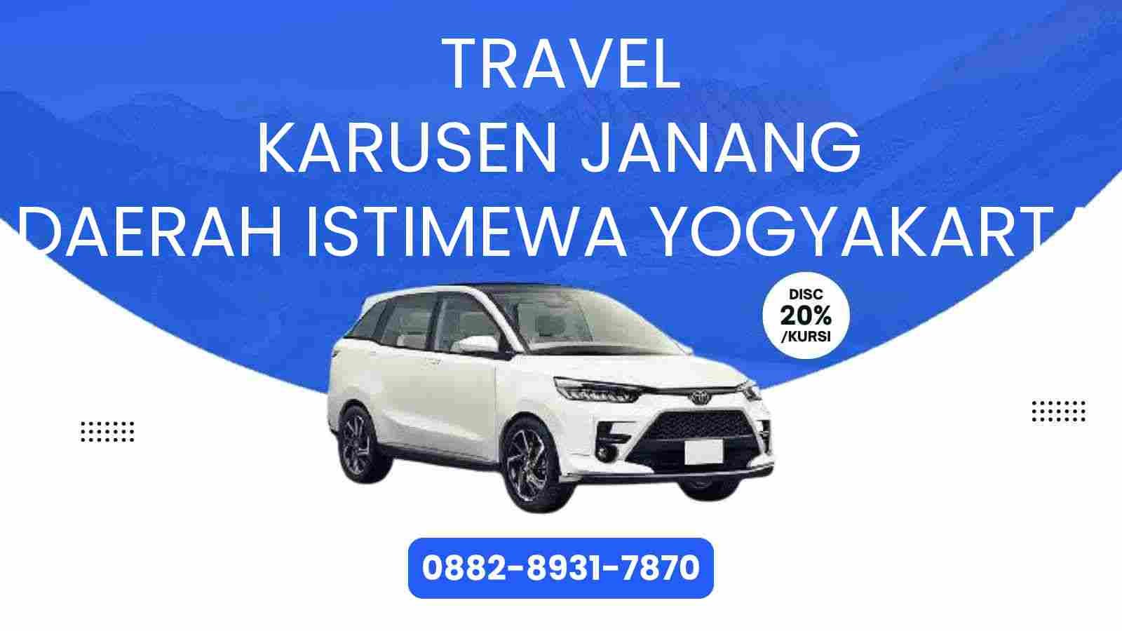 Travel Karusen Janang Daerah Istimewa Yogyakarta Murah 2025
