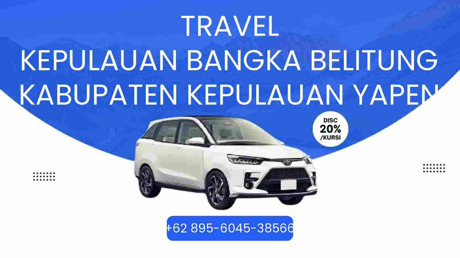 Travel Kepulauan Bangka Belitung Kabupaten Kepulauan Yapen Murah 2026
