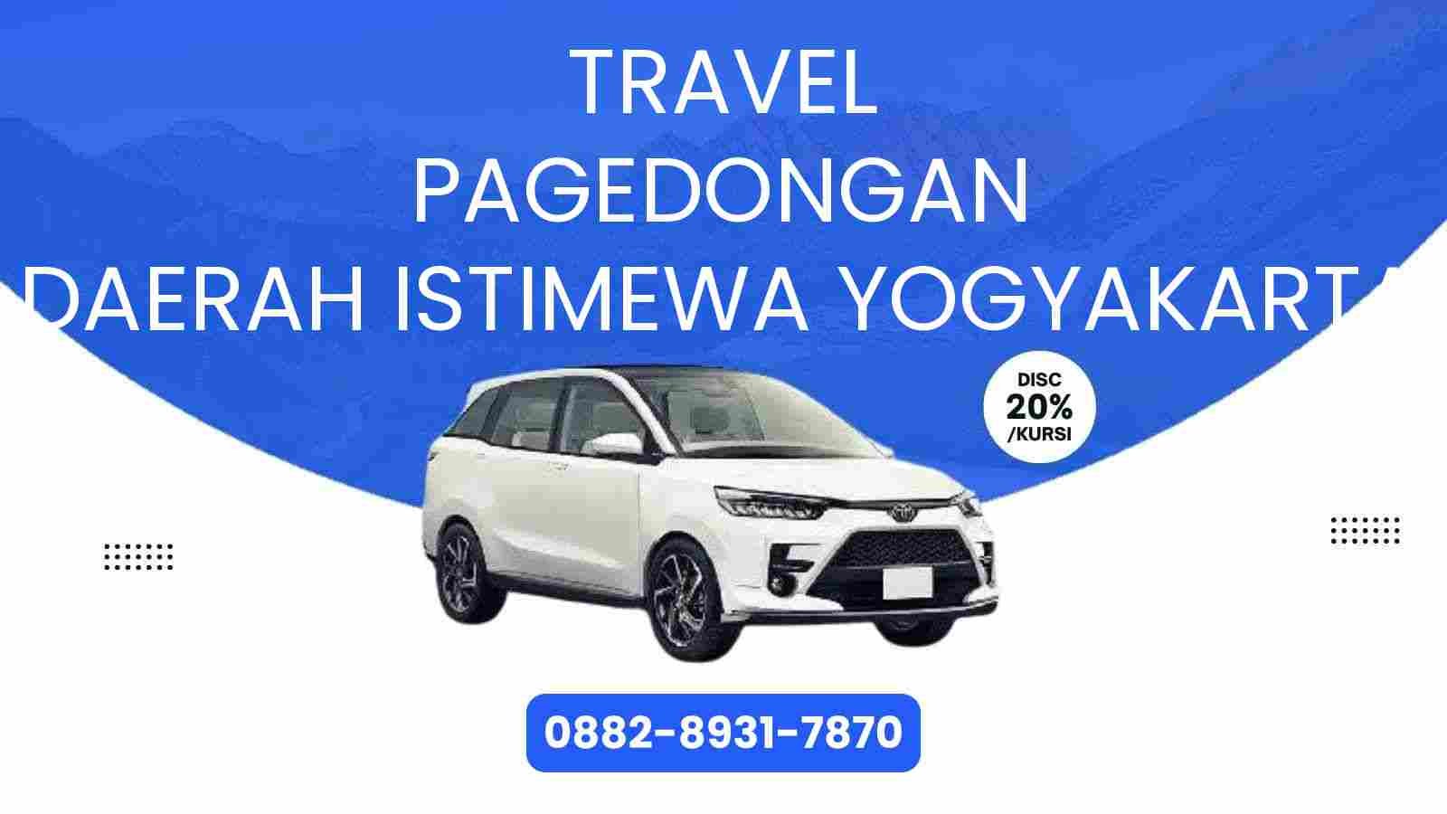 Travel Pagedongan Daerah Istimewa Yogyakarta Murah 2025