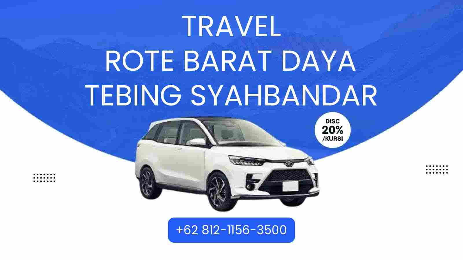Travel Rote Barat Daya Tebing Syahbandar Murah 2025