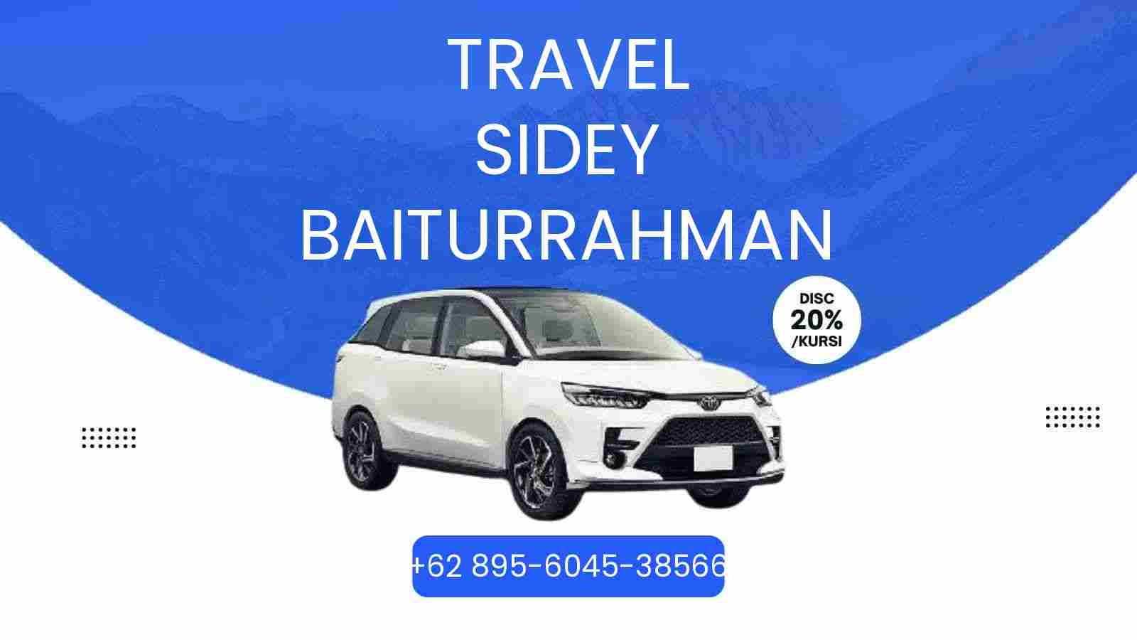 Travel Sidey Baiturrahman Murah 2026