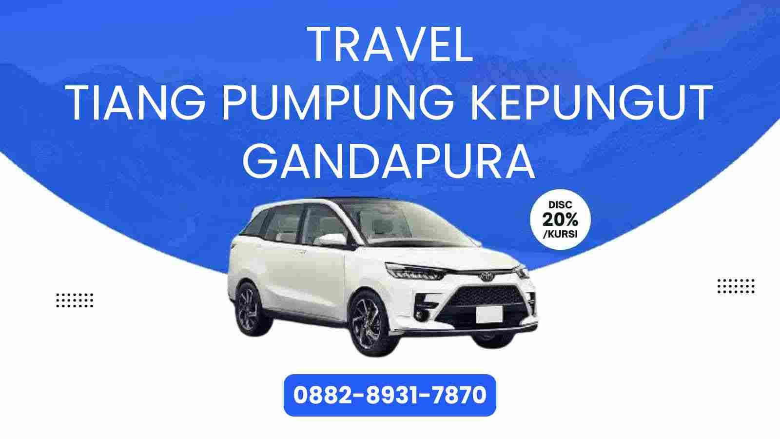 Travel Tiang Pumpung Kepungut Gandapura Murah 2025